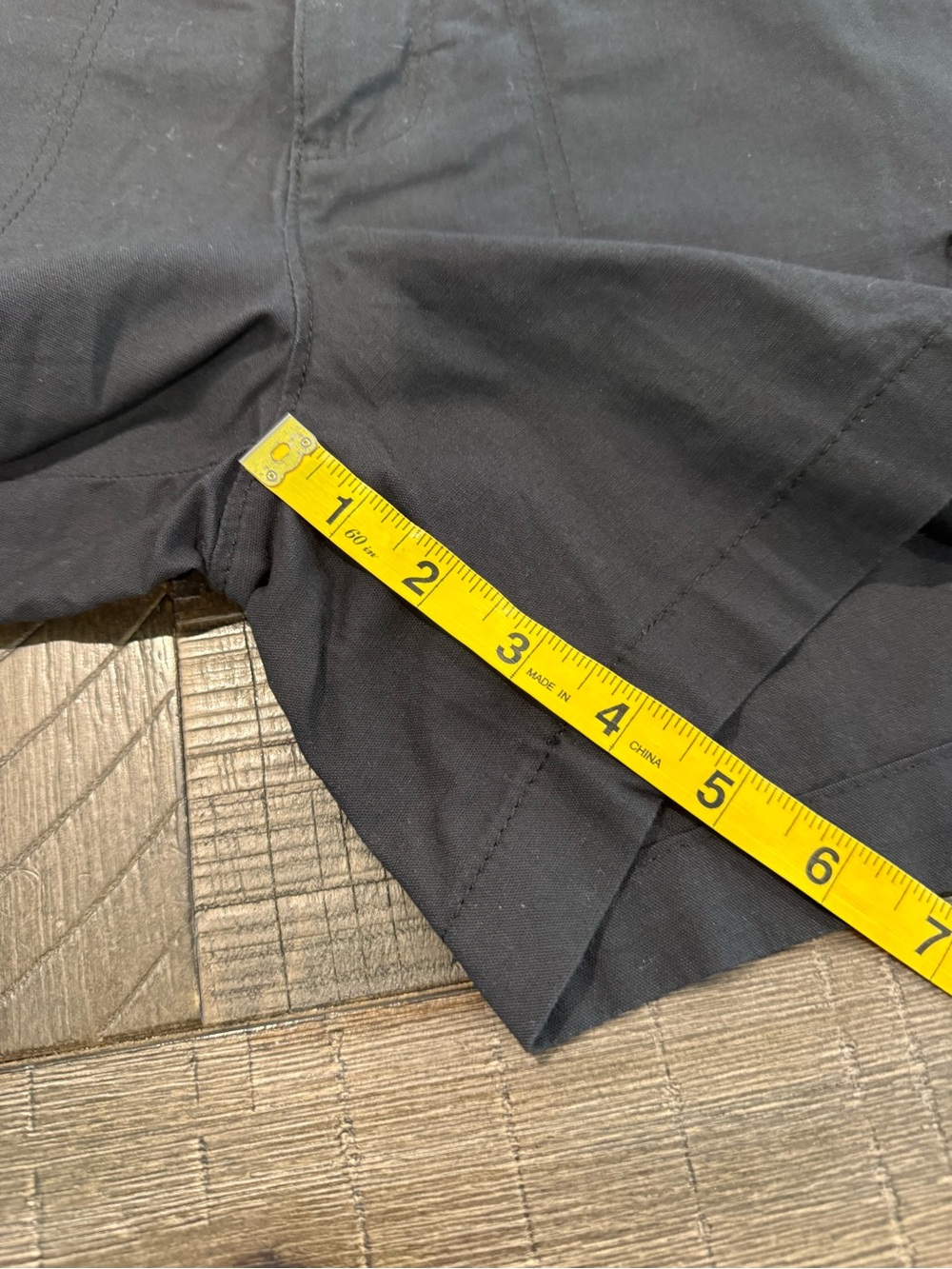 Lee Black Cargo Shorts Cotton Blend Pockets Belt Loops Casual Summer 4 - Picture 7 of 9